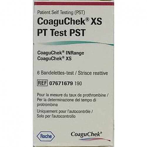 CoaguChek XS PT Test Strips 6 Pack - image 1