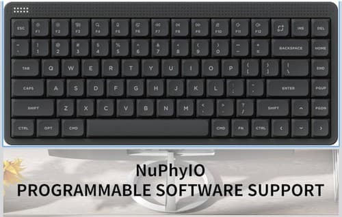 nuphy Node75 Wireless Mechanical Keyboard, 75% Hot Swappable Custom Low Profile - image 1
