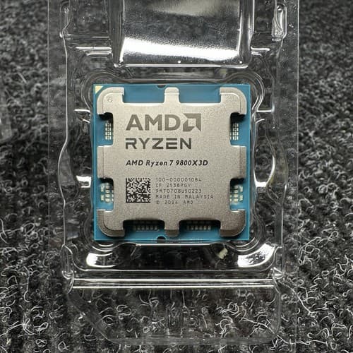 AMD Ryzen 7 9800X3D Desktop Gaming Processor 4.7 GHz 8 Cores AM5 Granite Ridge - image 1