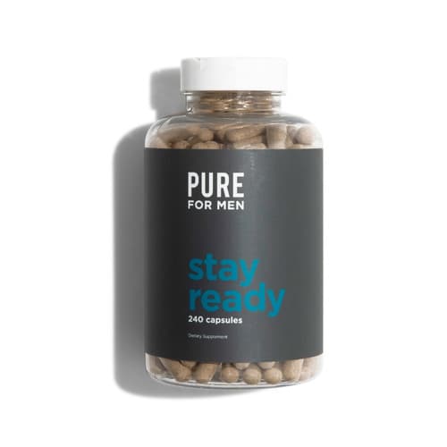 Pure for Men Stay Ready Fiber Supplement 240 Capsules - image 1