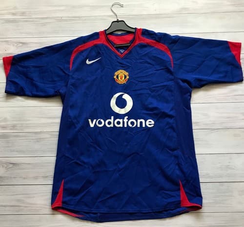 Maillot de foot extérieur Manchester United 2005-2006 jersey Nike taille M - image 1