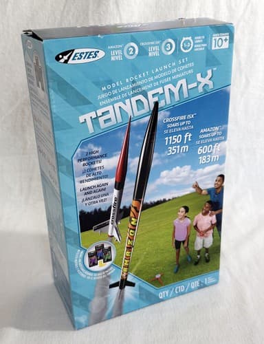 ESTES Tandem-X Model Rocket Launch Set #1469 - image 1