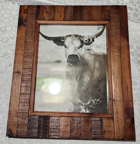 Wooden Picture Frame Rustic 8 x 10 by Green Tree Gallery - image 1