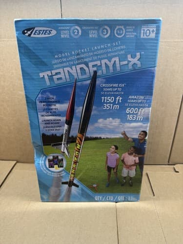 Estes Tandem-X Flying Model Rocket Launch Set - image 1