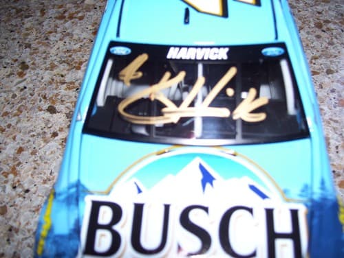 KEVEN HARVICK 1/24 SIGNED #4 - image 1