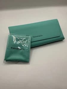 Tiffany & Co. Sun Or Semi-hard Eyeglasses Case with Cleaning Cloth - image 1