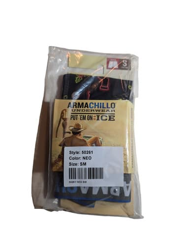Duluth Trading Co Men's Armachillo Small Neon Graphic Boxer Shorts New Sealed - image 1