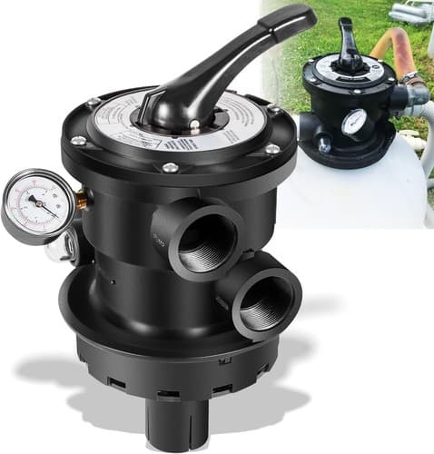 Ther-Motor SP0714T VariFlo Top Mount Multiport Valve for Hayward Pro & VL Sand Filter 1.5" - image 1