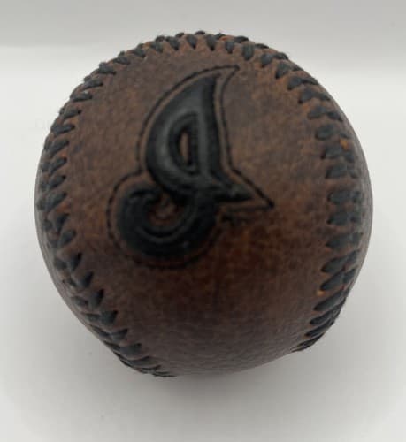 Rawlings Cleveland Indians Throwback Brown Leather Baseball - image 1