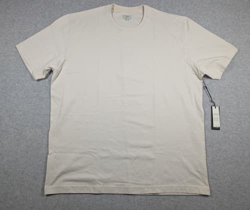 Tomorrows Laundry Men Shirt 2XL NWT Classic Essential Tee Tshirt Crew Off White - image 1