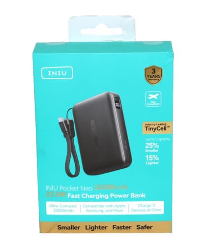 INIU Pocket Neo 20000mAh 22.5W Fast Charging Power bank - image 1