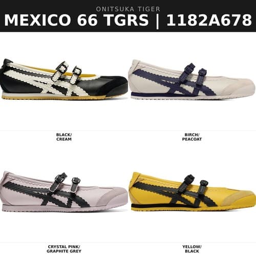 Onitsuka Tiger MEXICO 66 TGRS 1182A678 4 Colors Women Shoes Japan - image 1