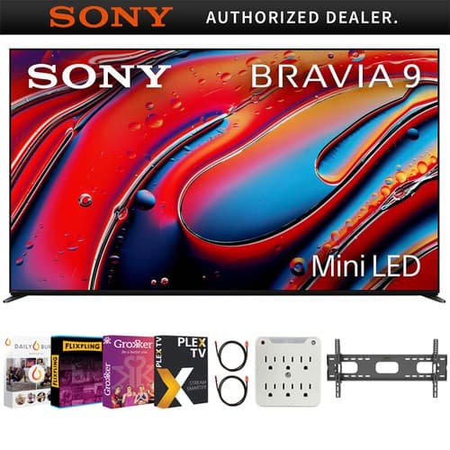 Sony BRAVIA 9 65" 4K HDR Smart QLED Mini-LED TV 2024 with Movies Streaming Pack - image 1