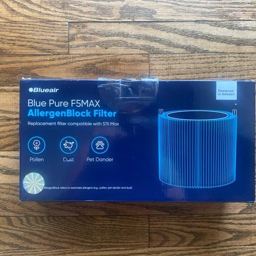 Blueair Blue Pure F5MAX AllergenBlock Replacement Filter 511i Max Air Purifier - image 1
