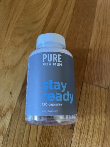 Pure for Men Stay Ready Fiber Supplement 120 Capsules EXP 11/25 - image 1