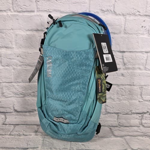 New Camelbak M.U.L.E 12 100oz. 3L Womens Hydration Backpack Blue Haze/Black - image 1