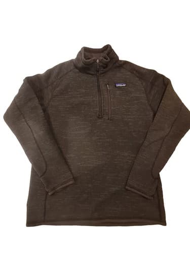 Patagonia Men's Better Sweater 1/4 Zip Pullover Dark Walnut Size M - image 1