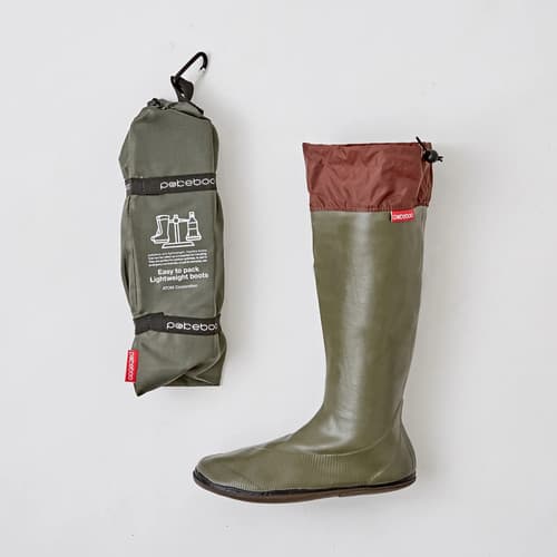 POKEBOO Packable Rubber Rain Boots - Khaki - image 1