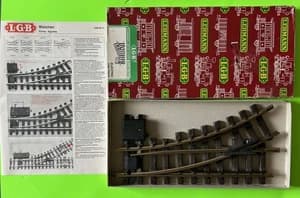 LGB 1210 N Manual Left Hand Turnout Track G Scale - image 1