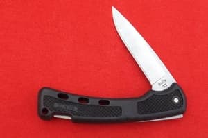 Buck 444U Bucklite Lockback Pocket Knife Black Handle 2002 - image 1