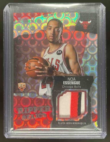 2025-26 Topps Black Friday Noa Essengue Ripper Relic Rookie Patch RC 18/25 Bulls - image 1