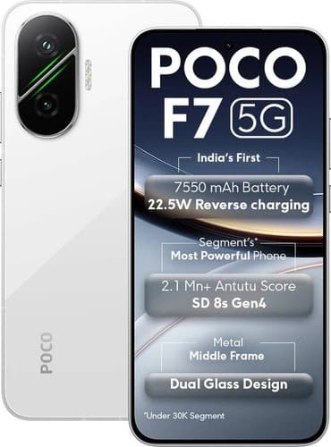 POCO F7 5G White 256GB 12GB RAM - image 1