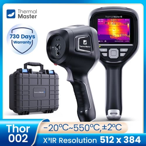 THOR002 Handheld Thermal Imager 3.5" IPS Screen 512×384 X³IR Resolution 550℃ 32G - image 1