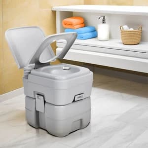 5.3 Gallon Portable Toilet 20L RV Travel Camping Commode Potty Indoor Outdoor - image 1