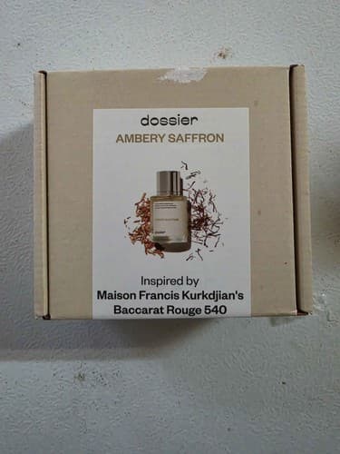Dossier Ambery Saffron Eau de Parfum 50ml - Inspired by Baccarat Rouge - image 1