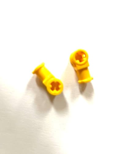 LEGO Technic Axle Connector with Axle Hole 32039 Yellow 2 Pieces - image 1