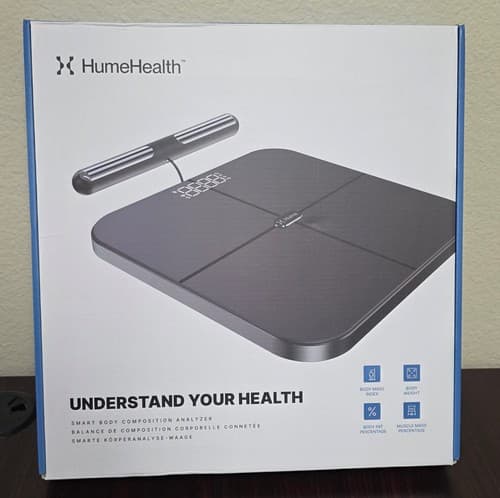 Hume Health The Body Pod Home Body Analyzer Body Composition Smart Scale Black - image 1