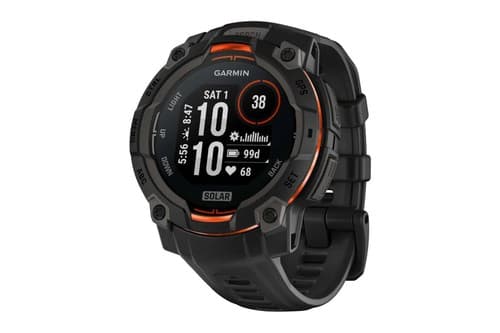 Garmin Instinct 3 Solar Smart Sports Watch (Black with Black Band, 45mm) - image 1