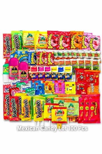 100 Pieces Mexican Candy Variety Bulk Pack Individually Wrapped Dulces Mexicanos - image 1