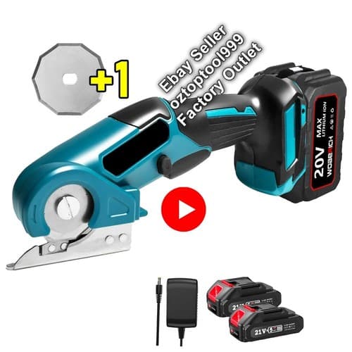 Cordless Multi Cutter Electric Scissors for Fabrics, Carpets, Cardboard (Makita 18V Battery Compatible) - image 1