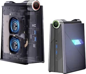 KAMRUI 4K MINI PC Windows 11 Pro Intel i5 14650HX 32GB DDR4 1TB SSD 5G BT WiFi 6 - image 1