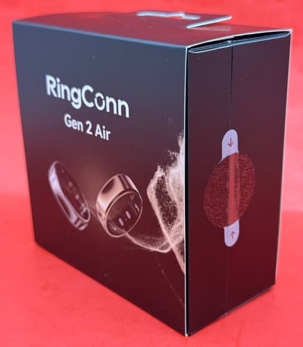GOLD RingConn Gen 2 Air Ultra-Thin Smart Ring Health Tracking Size 7 Heart Rate - image 1