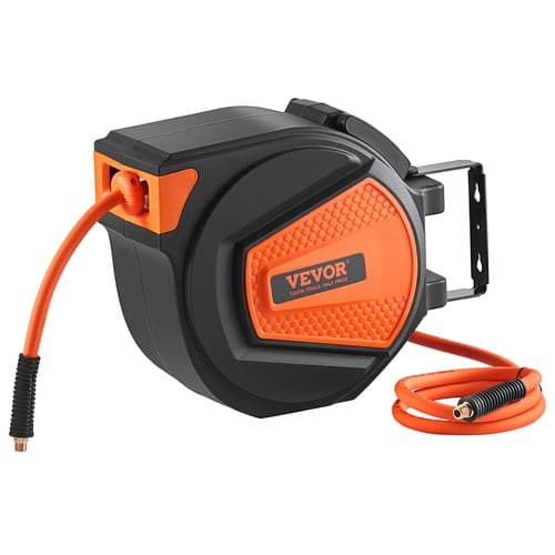 VEVOR Retractable Air Hose Reel 3/8 Inch x 50 Feet Hybrid Enclosed Air Hose 300 PSI - image 1