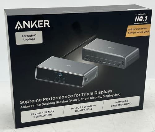 Anker Prime A83B3 14-in-1 Docking Station for USB-C Laptops with Triple Displays - image 1