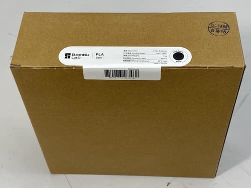 Bambu Lab PLA Basic filament Black 1kg 10101 - image 1