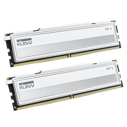 Klevv Fit V 32GB (2x16GB) 6000MHz CL28 DDR5 White RAM Kit - image 1