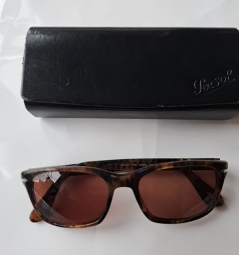 Persol Men's Tortoise Sunglasses with Case - image 1