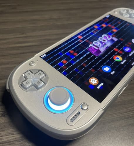 Retroid Pocket 6 RP6 Handheld Game Console 8GB, 128GB - Rare All Silver Edition - image 1