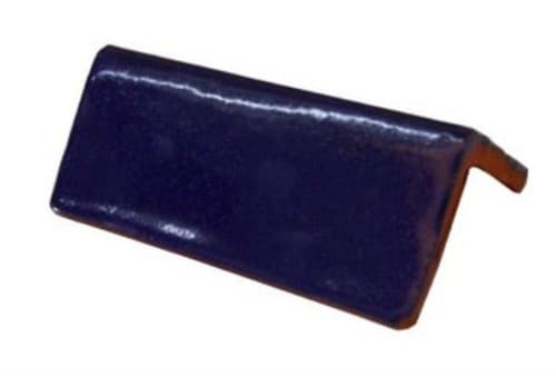12 Trim Bullnose Mexican Molding Tile V-CAP SOLID COBALT BLUE - image 1