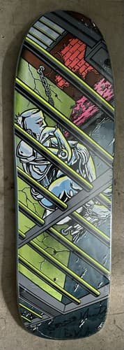 CEASE & DESIST Jesse Martinez SMA World Industries Jailed Robot Skateboard Deck Signed - image 1