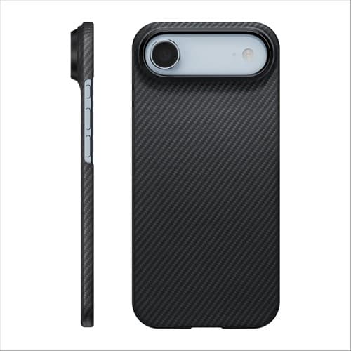 PITAKA Air Case for iPhone Air 6.5" | 600D Aramid Fiber | MagSafe | Black/Grey - image 1