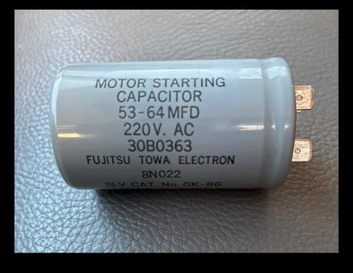 Mallory Motor Start Capacitor 53-64 MFD 220 VAC 030B0363 - image 1