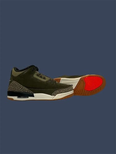 Youth Air Jordan 3 Retro Medium Olive GS DM0967-202 - image 1