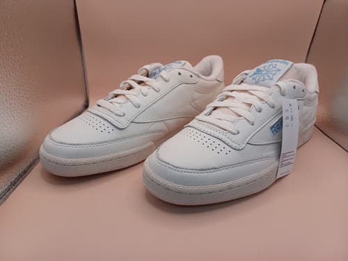 NEW Reebok Club C 85 Vintage Unisex Shoes-Chalk/Al - image 1