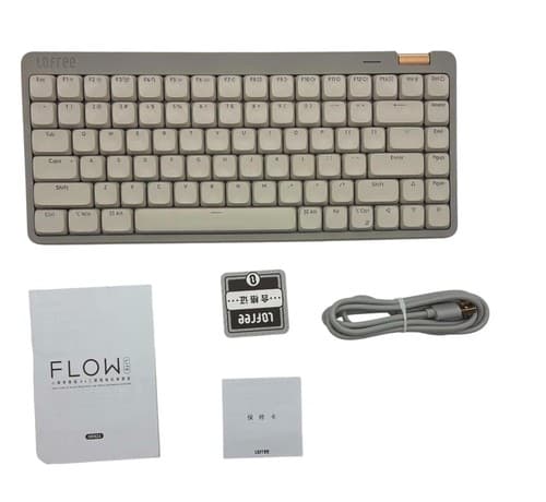 Flow Lite 84 Keys Low Profile Mechanical Keyboard, 75% Swappable Rechargeable.. - image 1