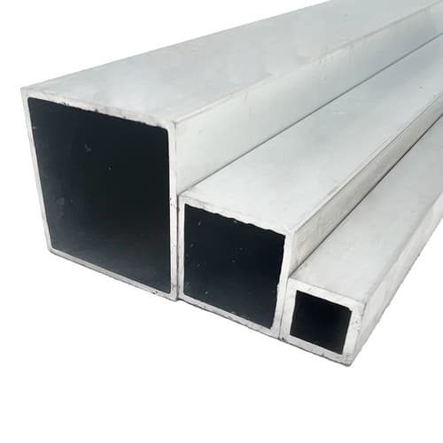 Alu Quadratrohr Alurohr Vierkantrohr Aluminium Rohr Aluprofil Alu Rohr 40x40x3 mm - image 1